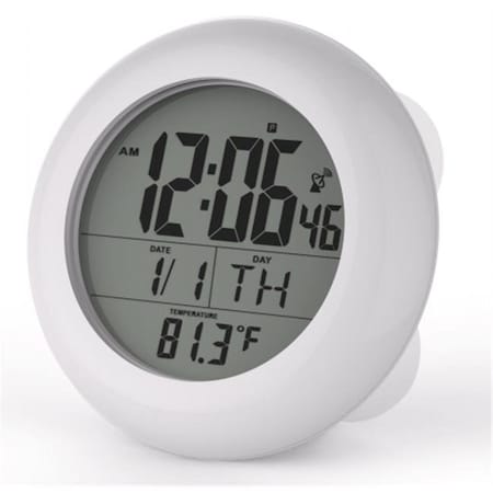 Sonnet Sonnet Industries T-4691 Suction Cup Atomic Clock with 1.5 in. Numbers and Stand T-4691